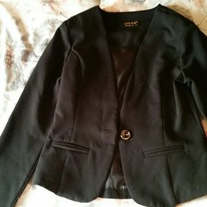 Black blazer dress jacket
